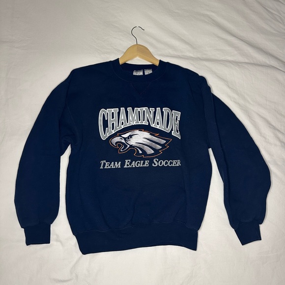 Navy Blue Crewneck Sweater - Picture 1 of 3